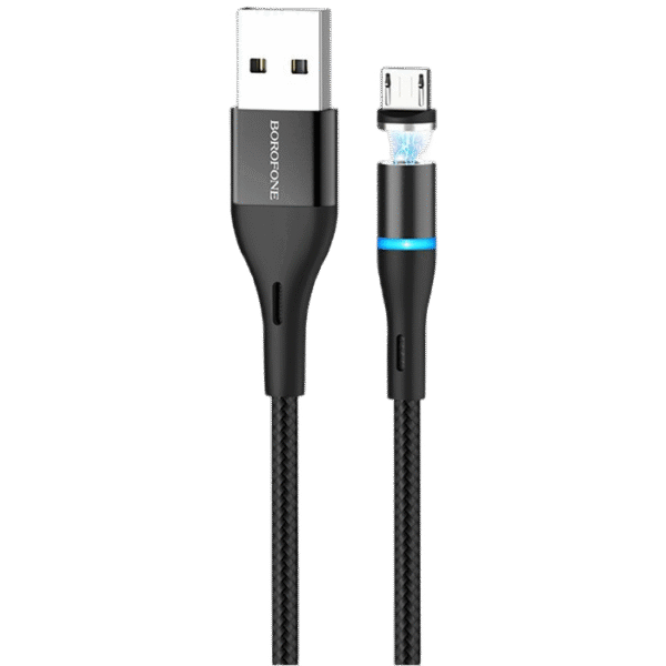 Cablu încărcare și sincronizare XO NB125, USB Type-A/micro-USB, 1m, Negru