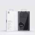 Husă Nillkin iPhone 14 Pro Ma CamShield Silky Magnetic Silicone, Elegant Black - imagine 9