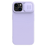 Husă Nillkin iPhone 15 Plus, CamShield Silky Silicone, Misty Purple