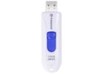 128GB  USB3.1 Flash Drive Transcend "JetFlash  790", White-Blue, Slider (R/W:90/40MB/s) - imagine 3