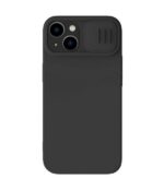 Husă Nillkin iPhone 14 CamShield Silky Magnetic Silicone, Negru