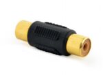 Audio Adaptor Cablexpert A-RCAFF-01, RCA (F) - RCA (F), Negru - Image 4