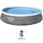 Bestway Надувной бассейн Fast Set с фильтрующим насосом, 396х84 см, 7340 Л - Image 8