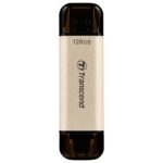Memorie USB Transcend JetFlash 930C, 128GB, Auriu - imagine 9