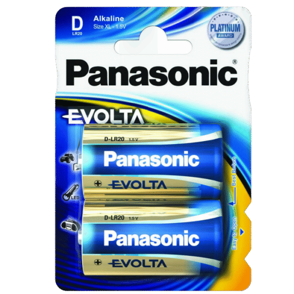 Baterii Panasonic LR20EGE, D, 2buc.