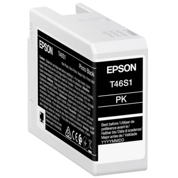 Cartuș de cerneală Epson T46S UltraChrome Pro 10, 25ml, Negru foto