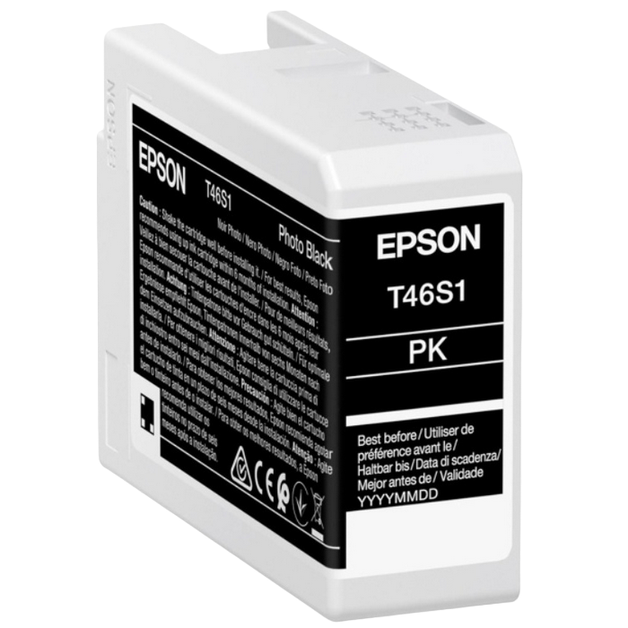 586fae99-eb40-4a6d-b720-9874697b2834 Cartuș de cerneală Epson T46S UltraChrome Pro 10, 25ml, Negru foto - Image 1