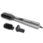 Uscător de păr-perie Braun AS4.3, 1000W, Argintiu