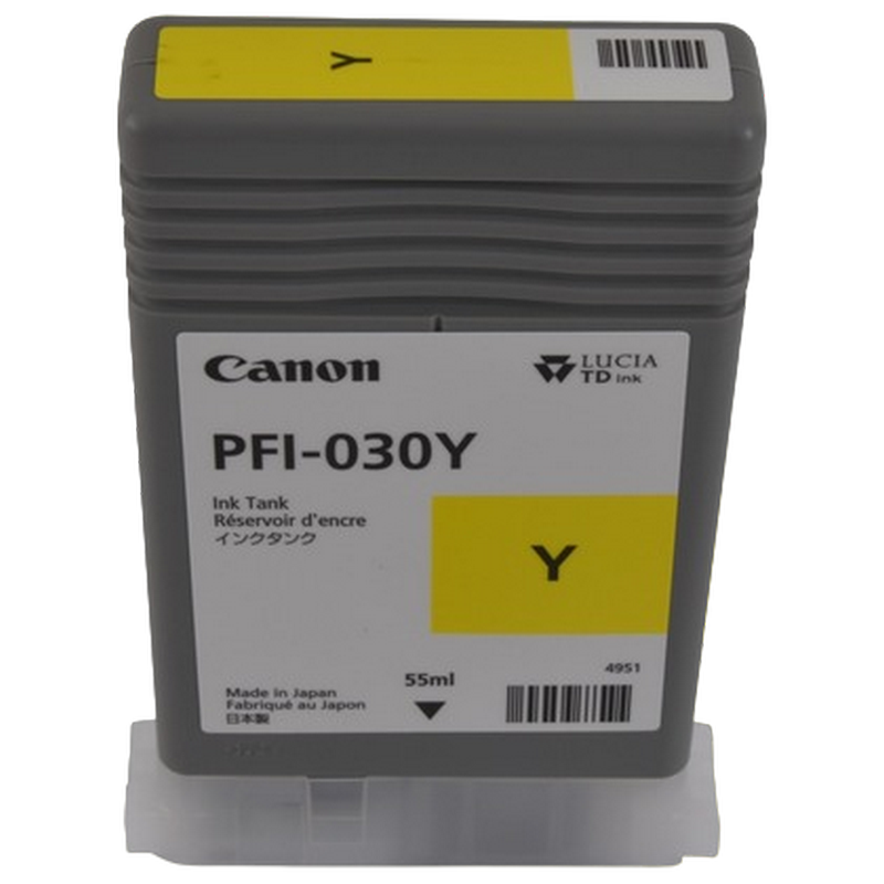 5a4171ad-dfb3-4ae1-8056-47007336419c Cartuș de cerneală Canon PFI-030, 55ml, Galben - Image 1