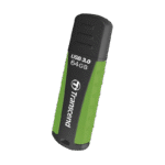 Memorie USB Transcend JetFlash 810, 64GB, Negru/Verde - imagine 4