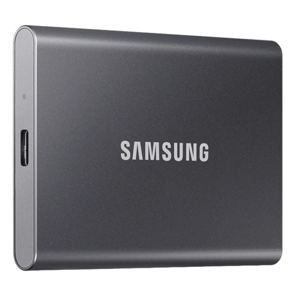 2.0TB Samsung Portable SSD T7  Titan Gray, USB-C 3.1 (85x57x8mm, 58g, R/W:1050/1000MB/s)