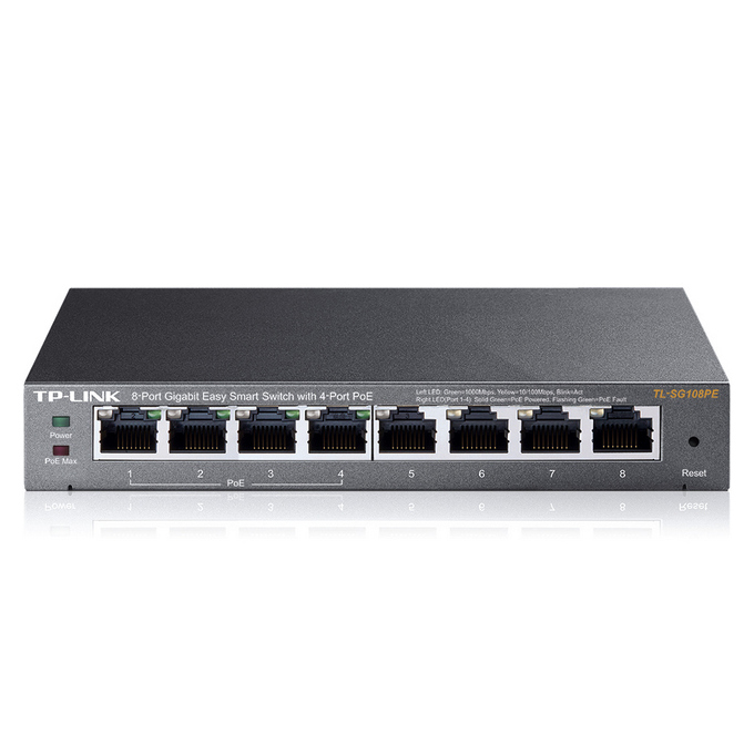 5b546bb6-ab3f-4902-8daa-6faa041b6db5 Comutator PoE TP-LINK TL-SG108PE, 4x IEEE 802.3af - Image 1