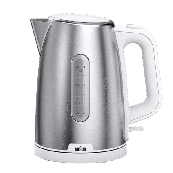 Fierbător electric Braun WK 1500 WH, Alb | Oţel inoxidabil