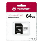 Card de Memorie Transcend MicroSDXC Class 10, 64GB (TS64GUSD300S) - Image 2