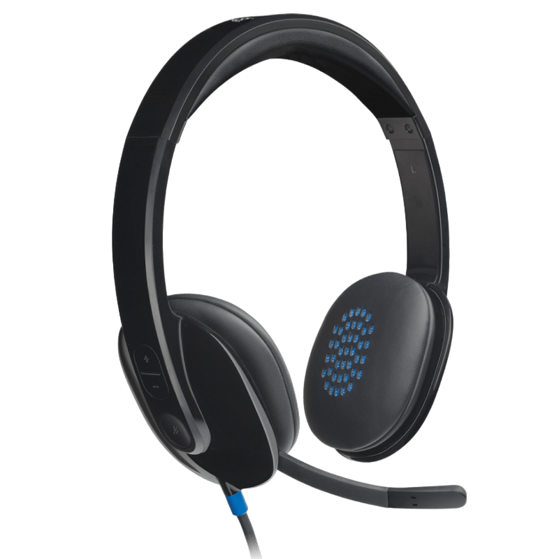 5e2f1821-8cc0-4f14-9702-23b1a53f077f Headset Logitech H540, Mic, USB - Image 1