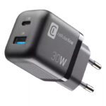 Încărcător Cellularline Wall Charger GAN, 2 Ports, 30W, 30W, Negru - Image 8
