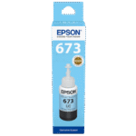 Recipient de cerneală Epson T673, 70ml, Albastru Deschis - Image 2