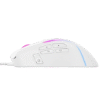 Gaming Mouse Havit MS1033, 8000dpi, 9 buttons, Ergonomic, Programmable, RGB, 126g, 1.6m, USB, White - Image 3