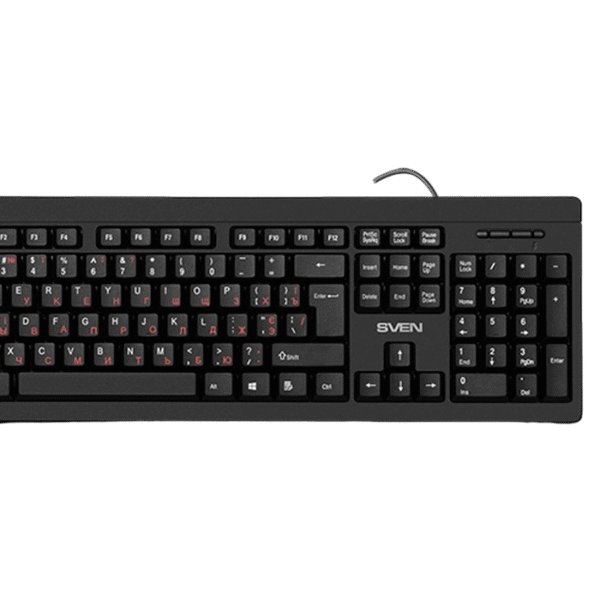 Set Tastatură + Mouse SVEN KB-S320C, Cu fir, Negru