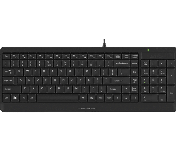 Tastatură A4Tech FK15, Cu fir, Negru