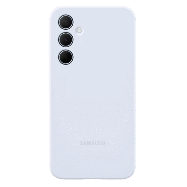 Husă Samsung Silicone Cover pentru Galaxy A35, Albastru deschis