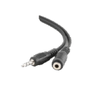 Cablu audio Cablexpert CCA-423-2M, 3.5mm 3-pin (F) - 3.5mm 3-pin (M), 2m, Negru - Image 6