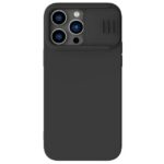 Husă Nillkin iPhone 14 Pro Ma CamShield Silky Magnetic Silicone, Elegant Black - imagine 4