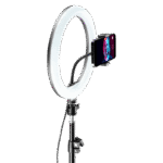 Lampă circulară Cellularline Selfie Ring Pro Multicolor – Universale, Negru - Image 5
