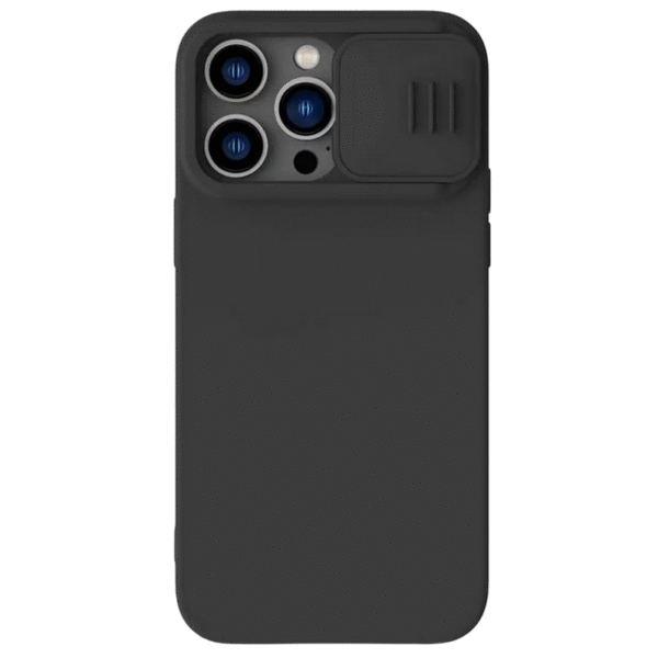 Husă Nillkin iPhone 14 Pro Ma CamShield Silky Magnetic Silicone, Elegant Black