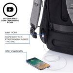 Backpack Bobby Hero Small, anti-theft, P705.702 for Laptop 13.3" & City Bags, Gray - Image 16