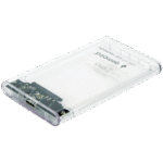 2.5" SATA HDD External Case (USB 3.0),  Transparent plastic, 9.5 mm, Gembird "EE2-U3S9-6"