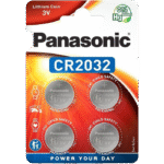 Baterii rotunde Panasonic CR-2032EL, CR2032, 220mAh, 4buc.