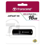 Memorie USB Transcend JetFlash 350, 16GB, Negru - imagine 4