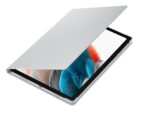 Husă pentru tabletă Samsung Tab A8 Book Cover, 10,5", Poliuretan, Argintiu - imagine 3