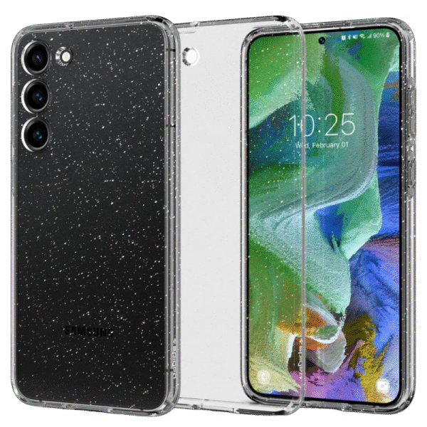 Husă Spigen Samsung S23+, Liquid Crystal, Cristal cu sclipici