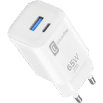 Încărcător Cellularline Type-C Dual, 65W, pentru Samsung, Alb