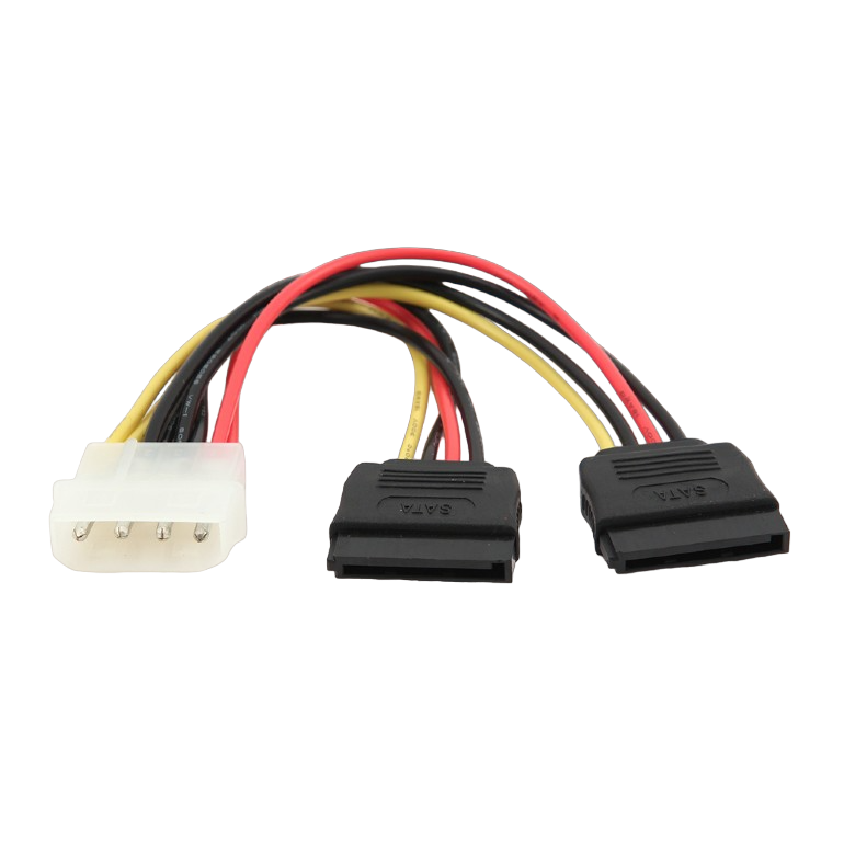 6fe5f1e3-03d3-4766-9e91-232b1c2c8992 Cable Serial ATAx2 30 cm, Power, Cablexpert, CC-SATA-PSY-0.3M - Image 1