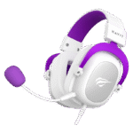 Căști gaming Havit H2002d, Cu fir, Alb Roșu - Image 4