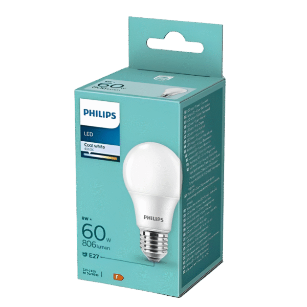 Bec inteligent Philips FR ND 1PF/6, E27, Alb rece