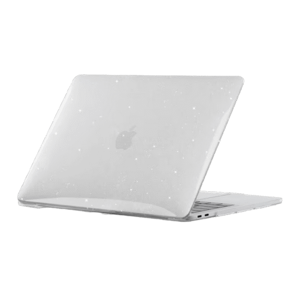 Husă pentru laptop Tech Protect Smartshell Macbook Air 13 (2018-2020), 13", Policarbonat, Glitter Clear