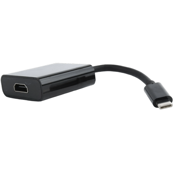 Adaptor Video Cablexpert A-CM-HDMIF-01, Type-C - HDMI (F), 0,15m, Negru