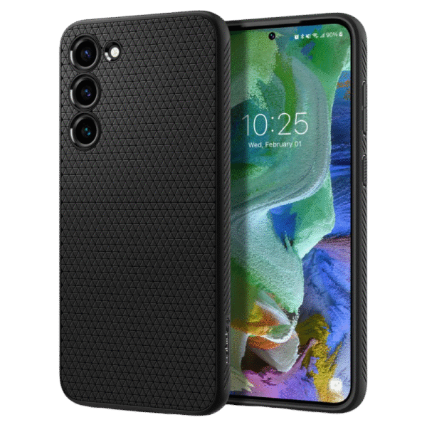 Husă Spigen Samsung S23+, Liquid Air, Negru mat