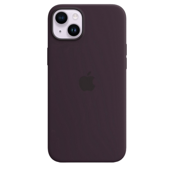 Husă Apple iPhone 14 Plus Silicone Case with MagSafe, Negru-Violet