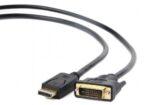 Cablu Video Cablexpert CC-DPM-DVIM-3M, DisplayPort (M) - DVI-D (M), 3m, Negru - imagine 3