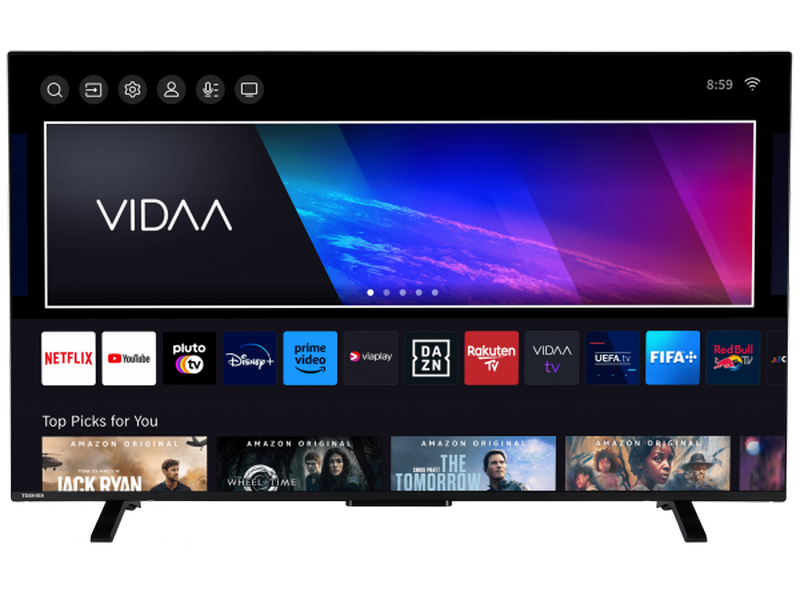 74231e1f-c11a-4c90-85fe-c94162108cb5 55" QLED SMART TV Toshiba 55QV2363DG, 3840x2160 4K UHD, VIDAA U OS, Negru - Image 1