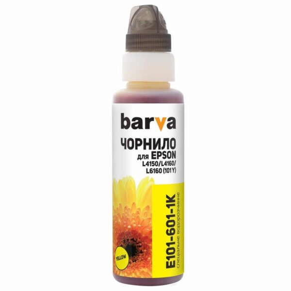 Recipient de cerneală Barva E101-601, 100ml, Galben