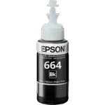 Recipient de cerneală Epson T664, 70ml, Negru