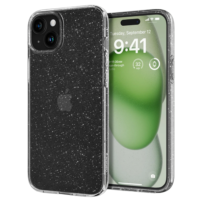 7693f4d7-8c42-4644-b0f2-25a6fd903ad3 Husă Spigen iPhone 15 Plus Liquid Crystal, Cristal cu sclipici - Image 1