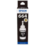 Recipient de cerneală Epson T664, 70ml, Negru - Image 3