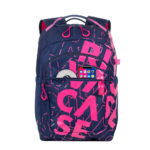 Rucsac zilnic RivaCase Heide, 15.6", Poliester, Albastru închis/Roz - Image 4